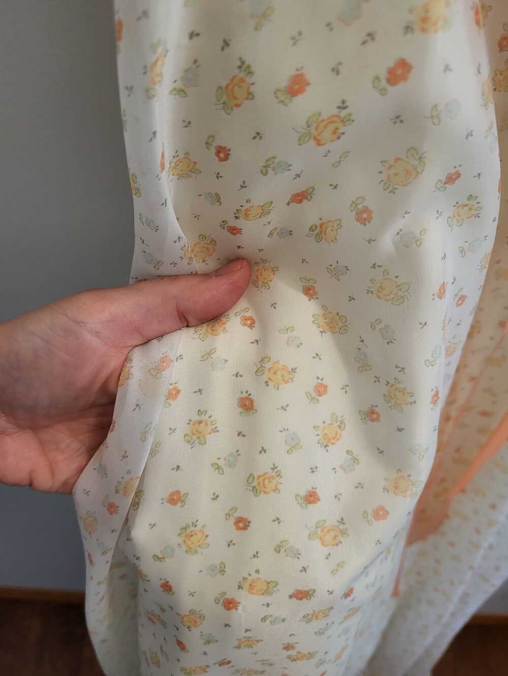 Vintage 70s Prairie Maxi Dress Boho Ruffles Cottagecore Formal Cocktail - Picture 6 of 14